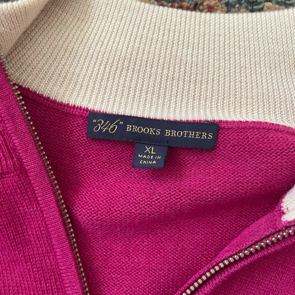 Cute pink collar sweater - Brooks Brothers. - Picture 3 of 4
